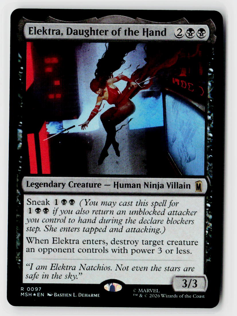 Marvel Super Heroes #97 Elektra, Daughter of the Hand Foil